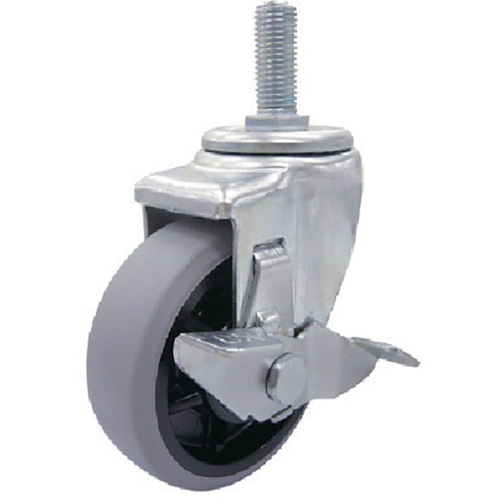 ユーエイ　ねじ込み式　自在　キャスター　ウレタン　車輪径１００ｍｍ　ストッパー付き　Ｊタイプ　ＳＪ＿