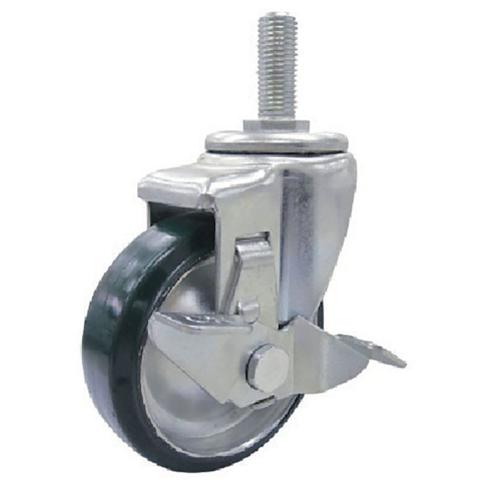 ユーエイ　ねじ込み式　自在　キャスター　ウレタン　車輪径１００ｍｍ　ストッパー付き　Ｊタイプ　ＳＪ＿