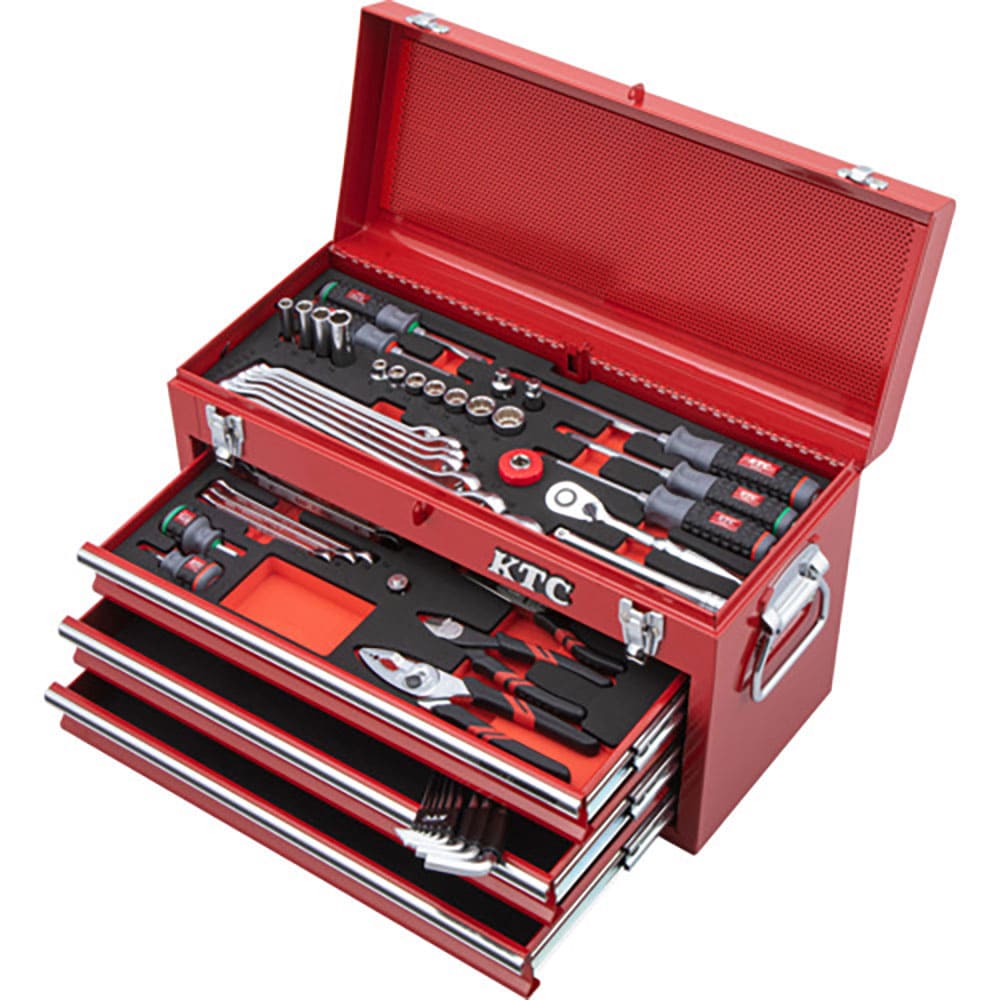 ＫＴＣ　工具セット（チェストタイプ）［５０点］　ＳＫ３５００Ｘ＿