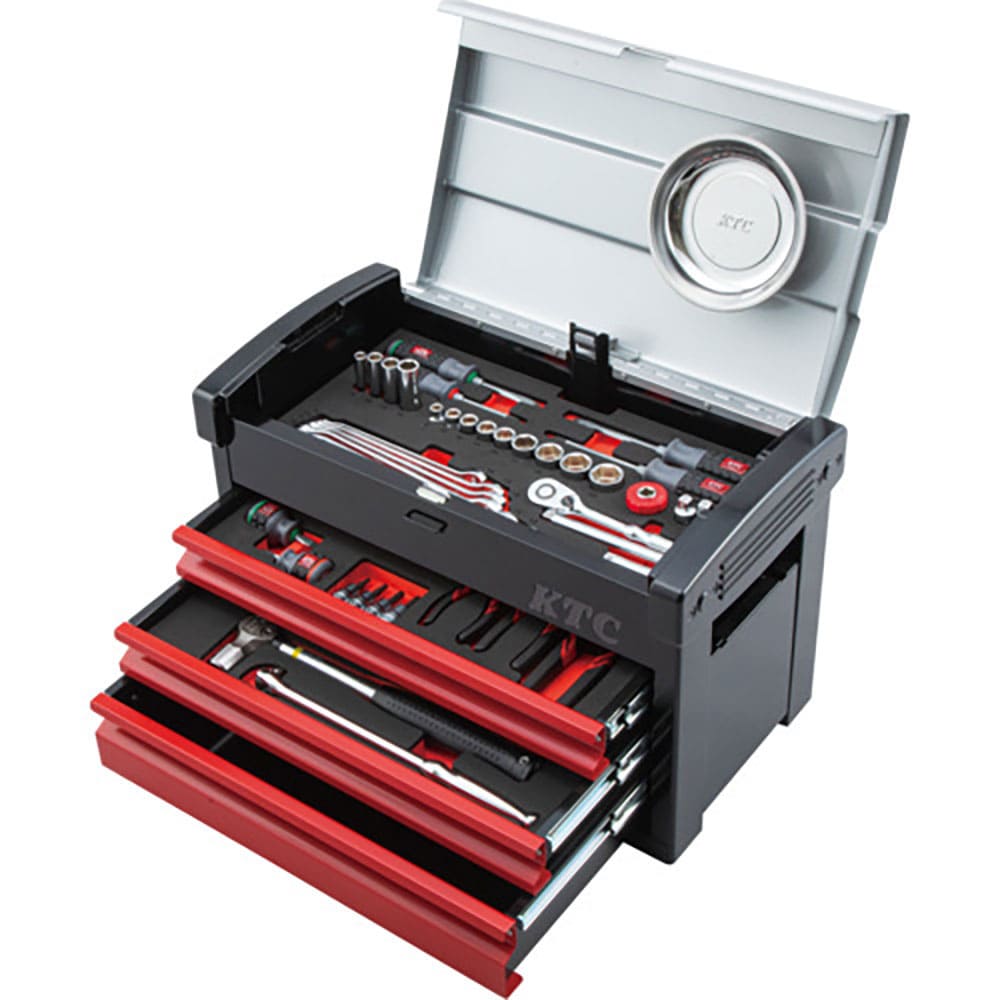 ＫＴＣ　工具セット（チェストタイプ）［６６点］　ＳＫ３６６１Ｅ＿