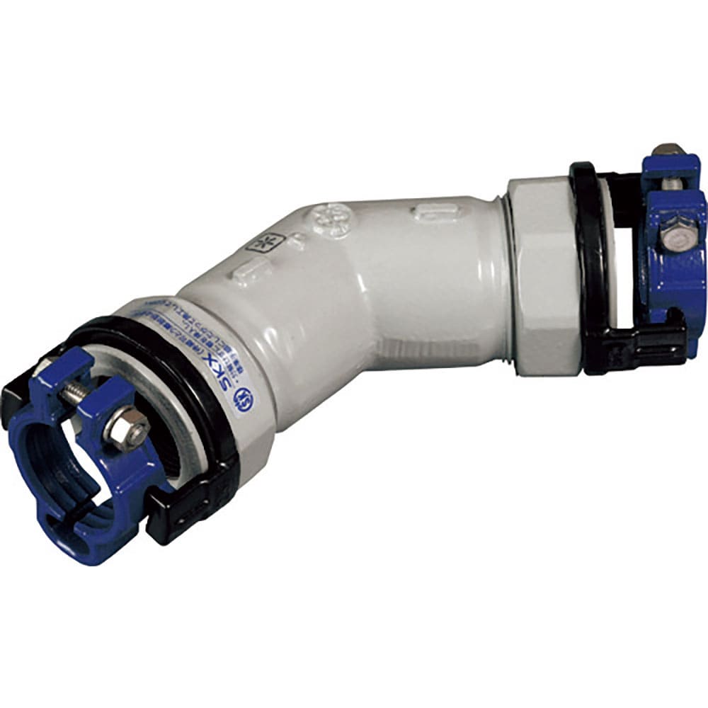 ＳＫカワニシ　塩ビ管用継手　ＳＫＸ４５°エルボＶ４０　ＳＫＸ－４５Ｌ－Ｖ４０＿