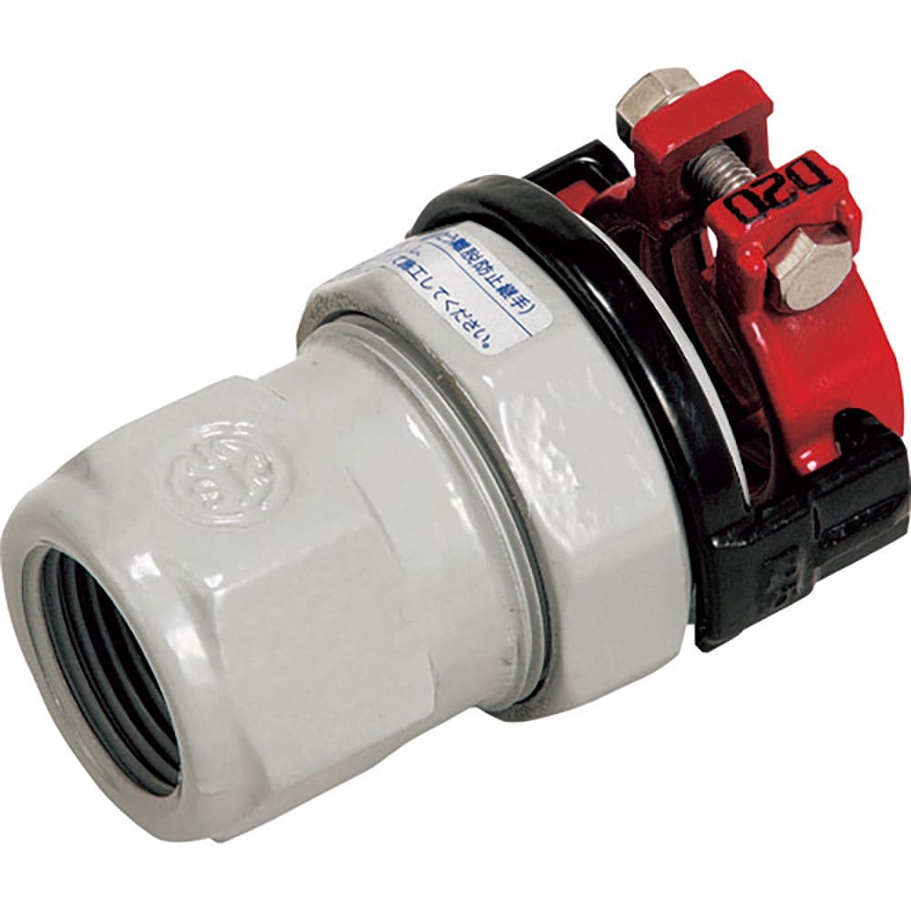 ＳＫカワニシ　内外面被覆鋼管用継手　ＳＫＸめねじ付ソケットＤ２５　ＳＫＸ－ＭＳ－Ｄ２５＿