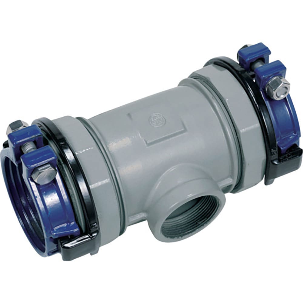 ＳＫカワニシ　塩ビ管用継手　ＳＫＸ枝部めねじ付チーズ　Ｖ７５×５０Ａ　ＳＫＸ－ＭＴ－Ｖ７５Ｘ５０Ａ＿