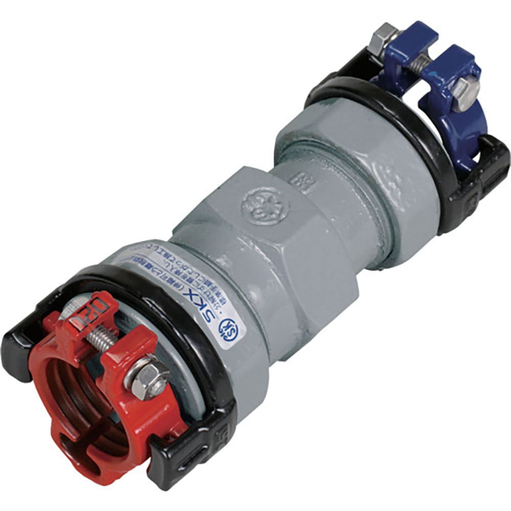 ＳＫカワニシ　内外面被覆鋼管×塩ビ管用異種管継手　ＳＫＸソケット　Ｄ４０×Ｖ４０　ＳＫＸ－Ｓ－Ｄ４＿