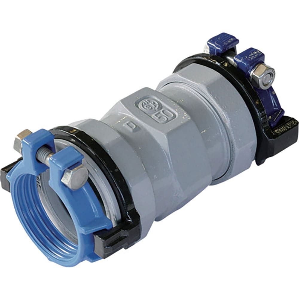 ＳＫカワニシ　高密度ポリエチレン管×塩ビ管用異種管継手　ＳＫＸソケット　ＩＳＯ－Ｐ５０×Ｖ５０　Ｓ＿