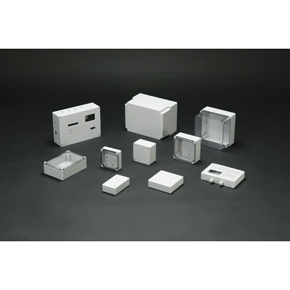 タカチ　防水・防塵ポリカボックス　ホワイトグレー　７５×１２５×３５　ＳＰＣＰ０８１３０４Ｇ＿