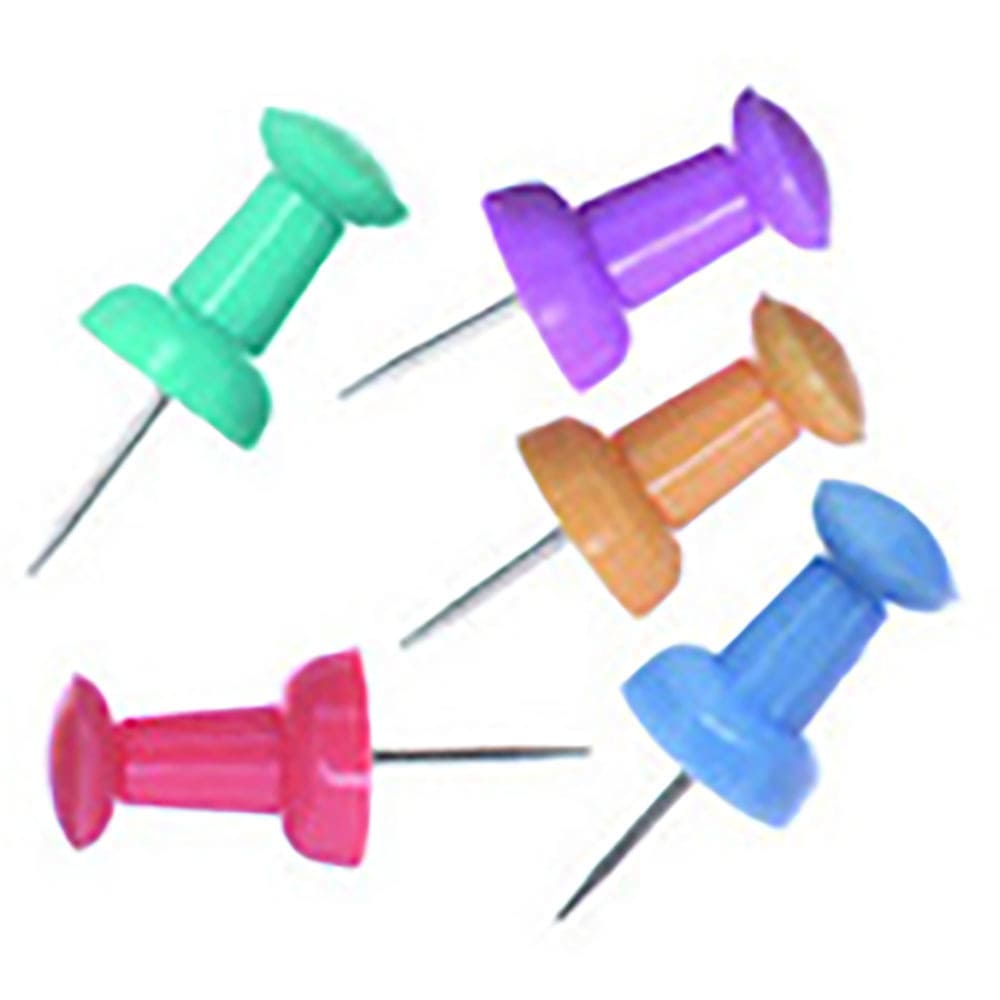 ＶＥＬＯＳ　スマートスリム　ダルマ画鋲　パステルＭＩＸ　１５本入　ＳＳＤ－１０８Ｐ＿