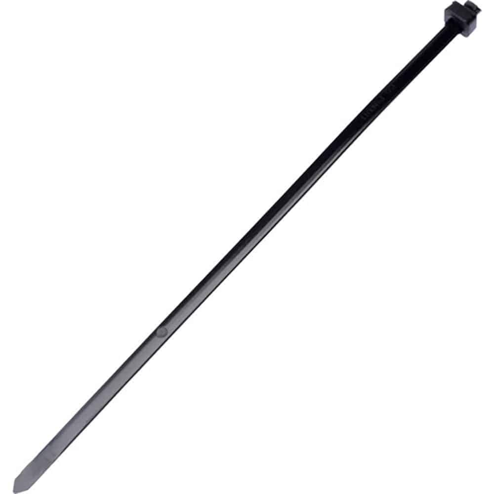 ＰＡＮＤＵＩＴ　ナイロン結束バンド　スタストラップ　７．６×３７６×１．７　耐候性タイプ　黒　５０＿