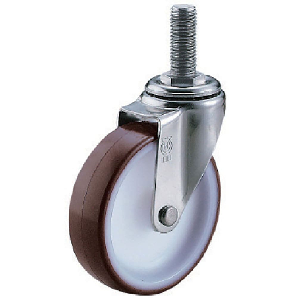 ユーエイ　ねじ込み式　自在　キャスター　ウレタン　車輪径１００ｍｍ　　Ｓタイプ　ＳＴ型　ネジ寸法Ｍ＿