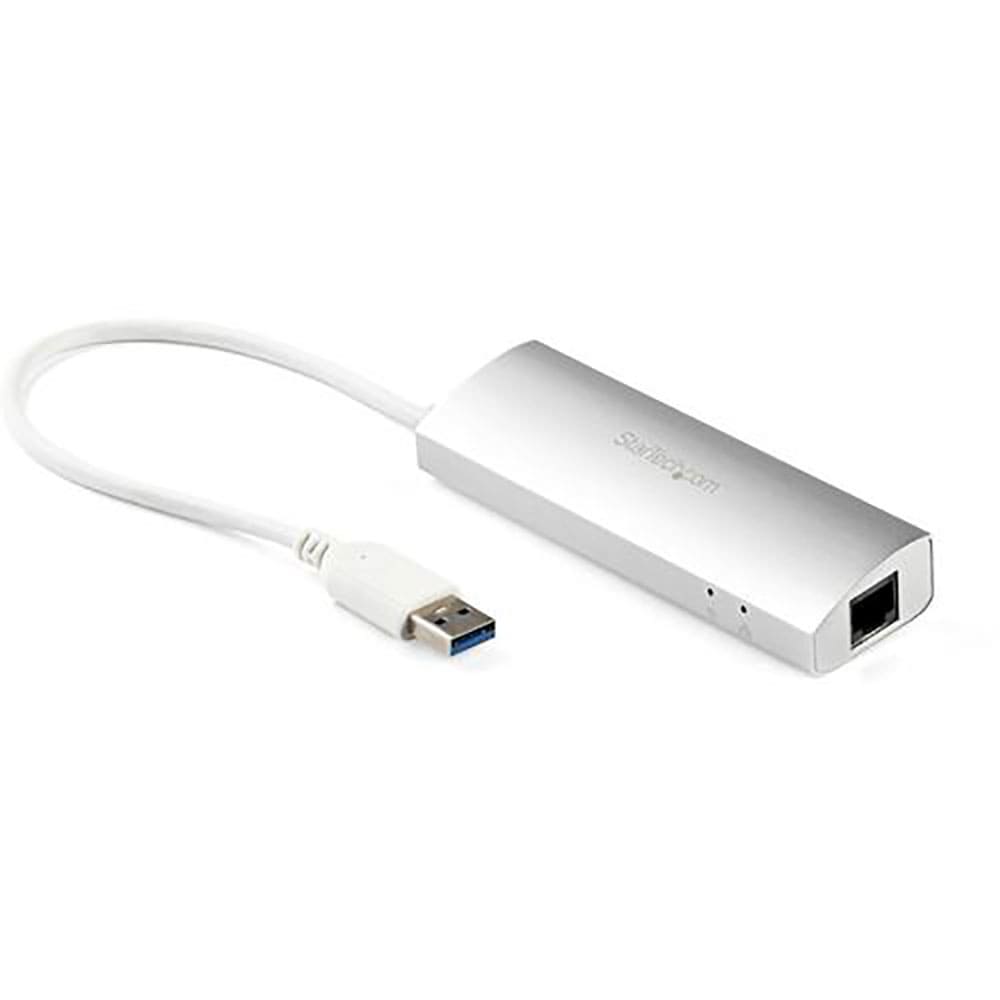 ＳｔａｒＴｅｃｈ　ＵＳＢハブ／ＵＳＢ　３．０／ＵＳＢ－Ａ　－　３ｘ　ＵＳＢ－Ａ／ＬＡＮ／バスパワー＿