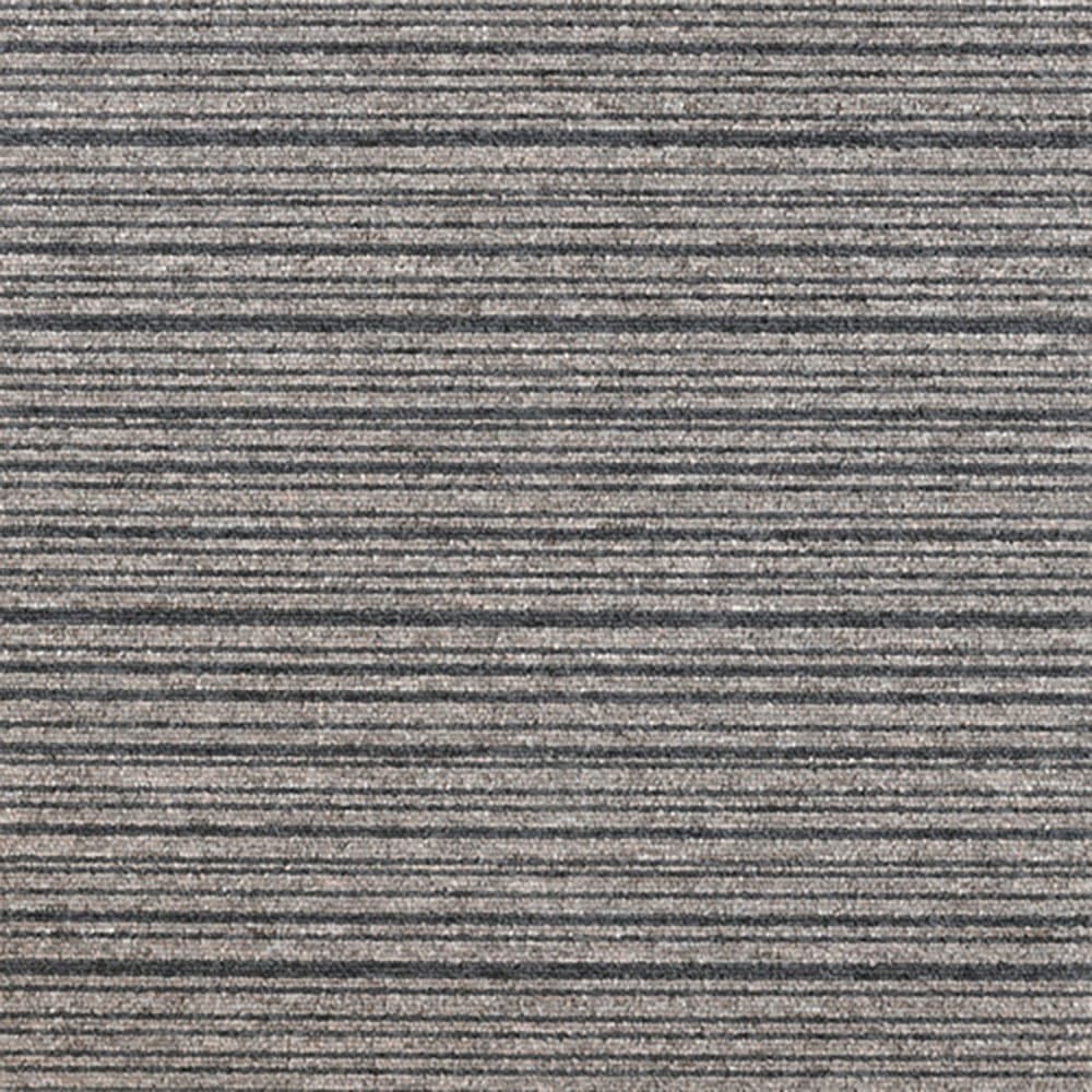 大島屋　日本製タイルカーペット　ストライプブラウン　５０×５０ｃｍ　ＳＴＣＳ－０３＿