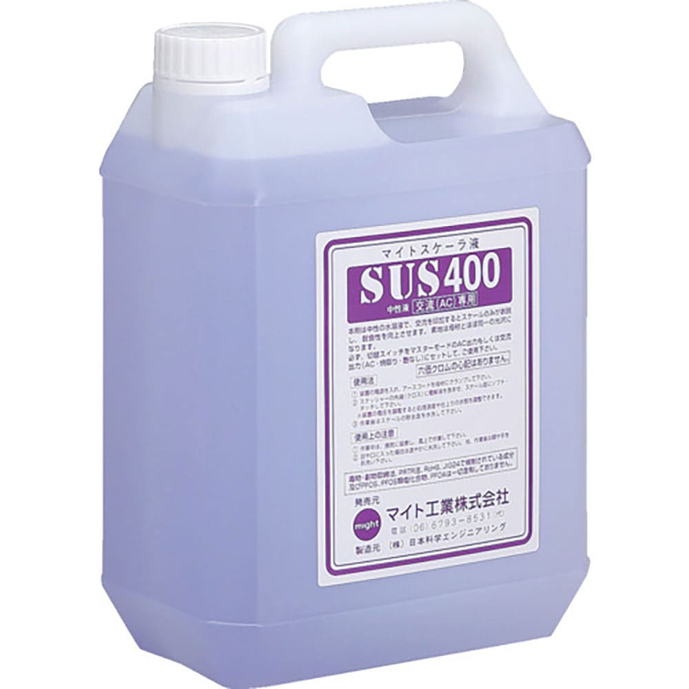 マイト　電解液　４Ｌ入り（ＡＣ専用）　ＳＵＳ－４００　４Ｌ＿