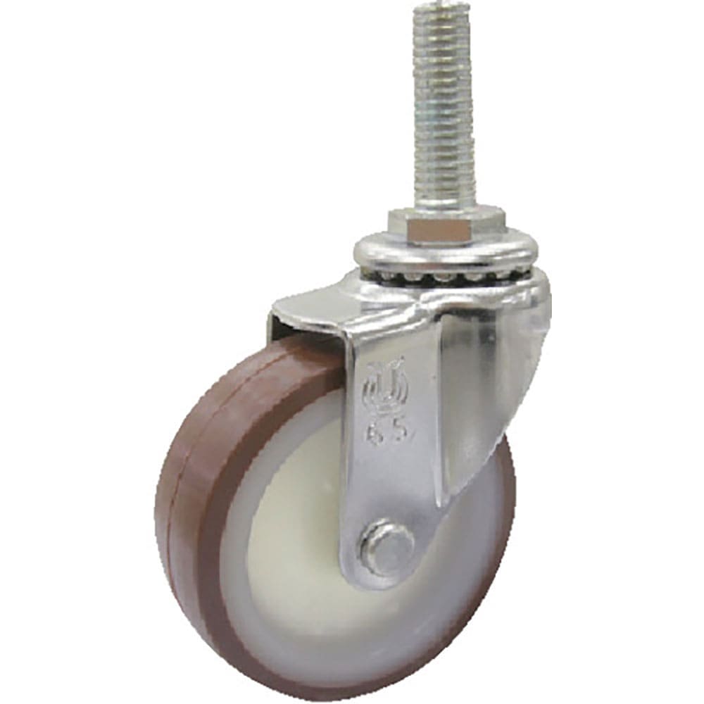 ユーエイ　ねじ込み式　自在　ステンレスキャスター　ウレタン　車輪径７５ｍｍ　　Ｅタイプ　ＳＵＳ－Ｅ＿