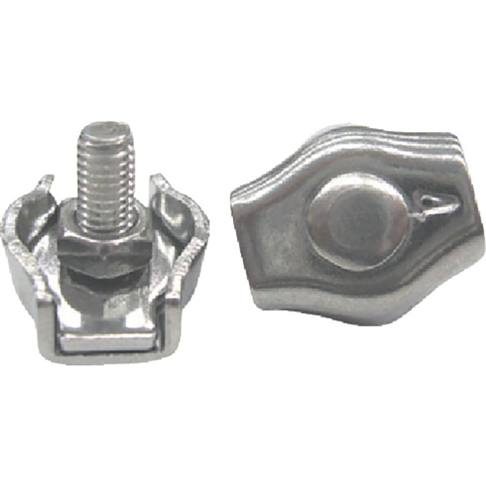 水本　ステンレス　シングルワイヤークリップ　適合ロープ径３ｍｍ　ＳＷＣ－４＿