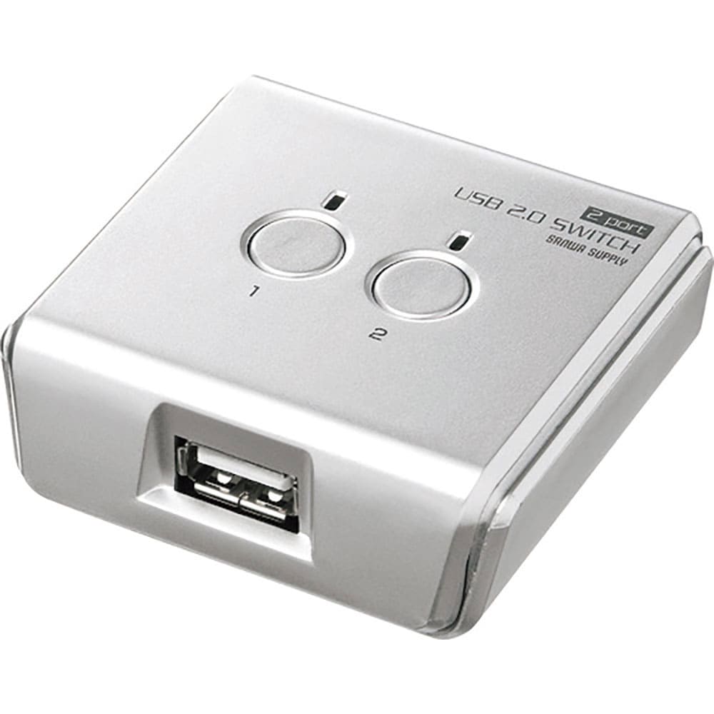 ＳＡＮＷＡ　ＵＳＢ２．０手動切替器（２回路）　ＳＷ－ＵＳ２２Ｎ＿