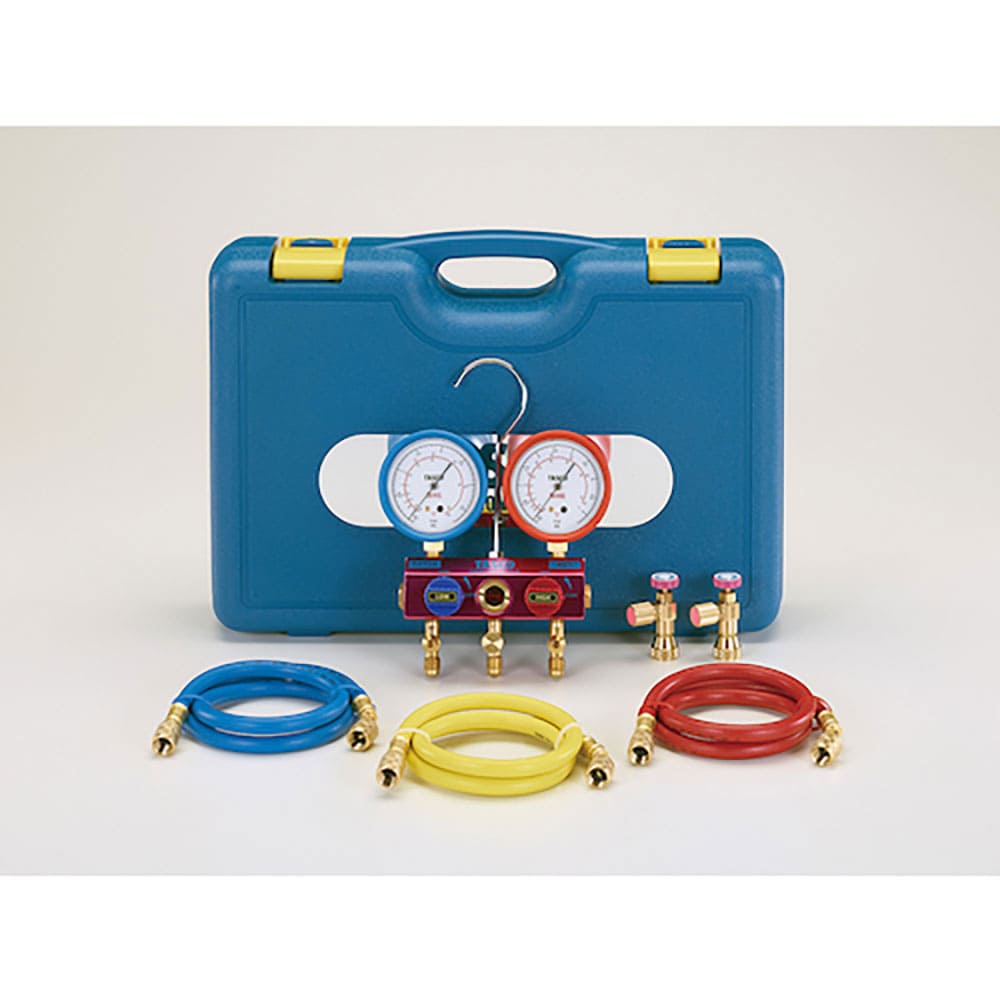 タスコ　Ｒ４１０Ａ／Ｒ３２ゲージマニホールド　ＴＡ１２２ＦＡ＿