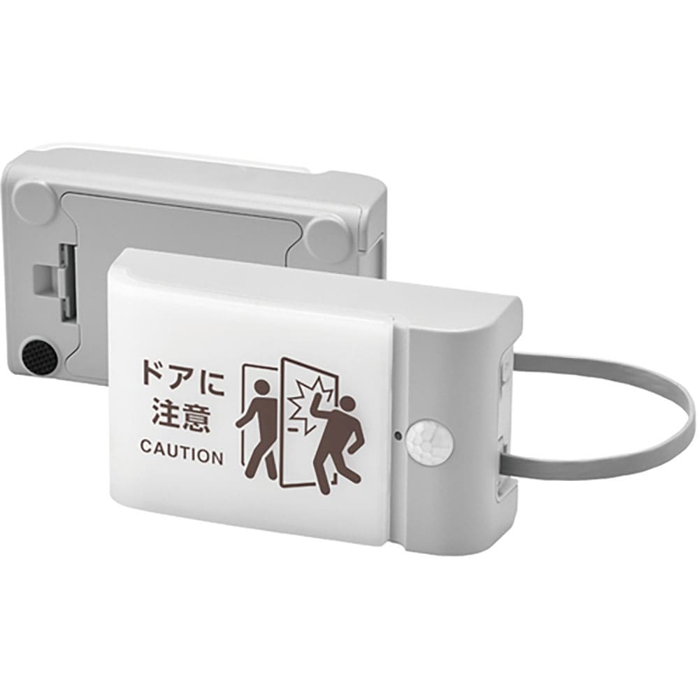 ＫＩＮＧ　ＪＩＭ　扉につけるお知らせライト有線タイプ　ライトグレー　単３電池×６本　電池寿命約２年＿