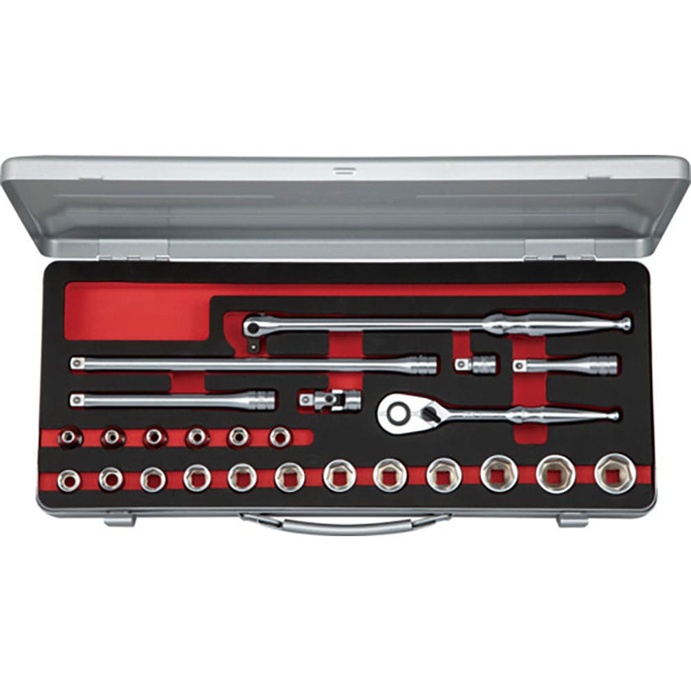 ＫＴＣ　９．５ｓｑ．ソケットセット（六角）［２５点］　ＴＢ３２５Ａ＿