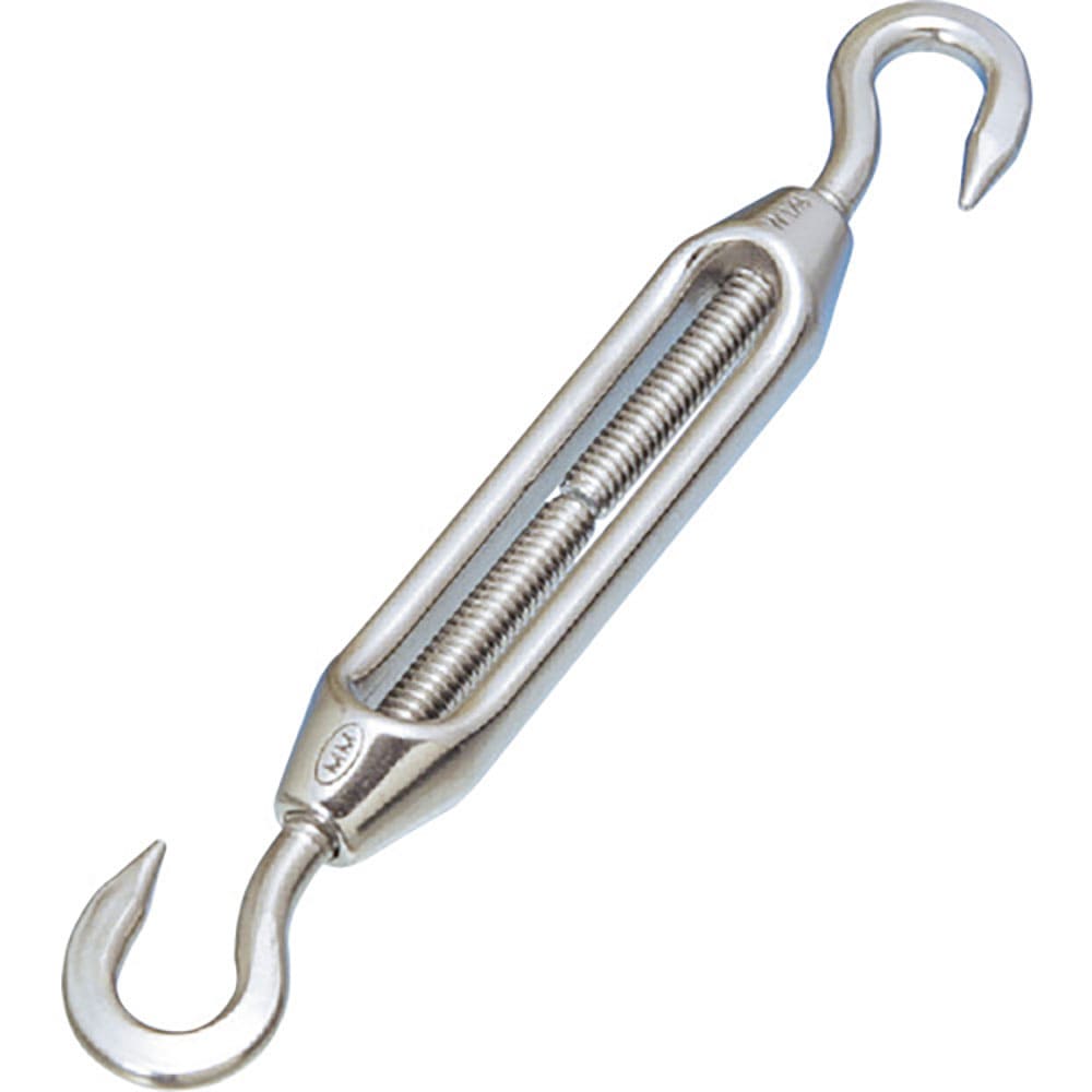 水本　ステンレス　枠式ターンバックル（フック＆フック）　捻子径Ｍ５　ＴＢ－５ＨＭ＿