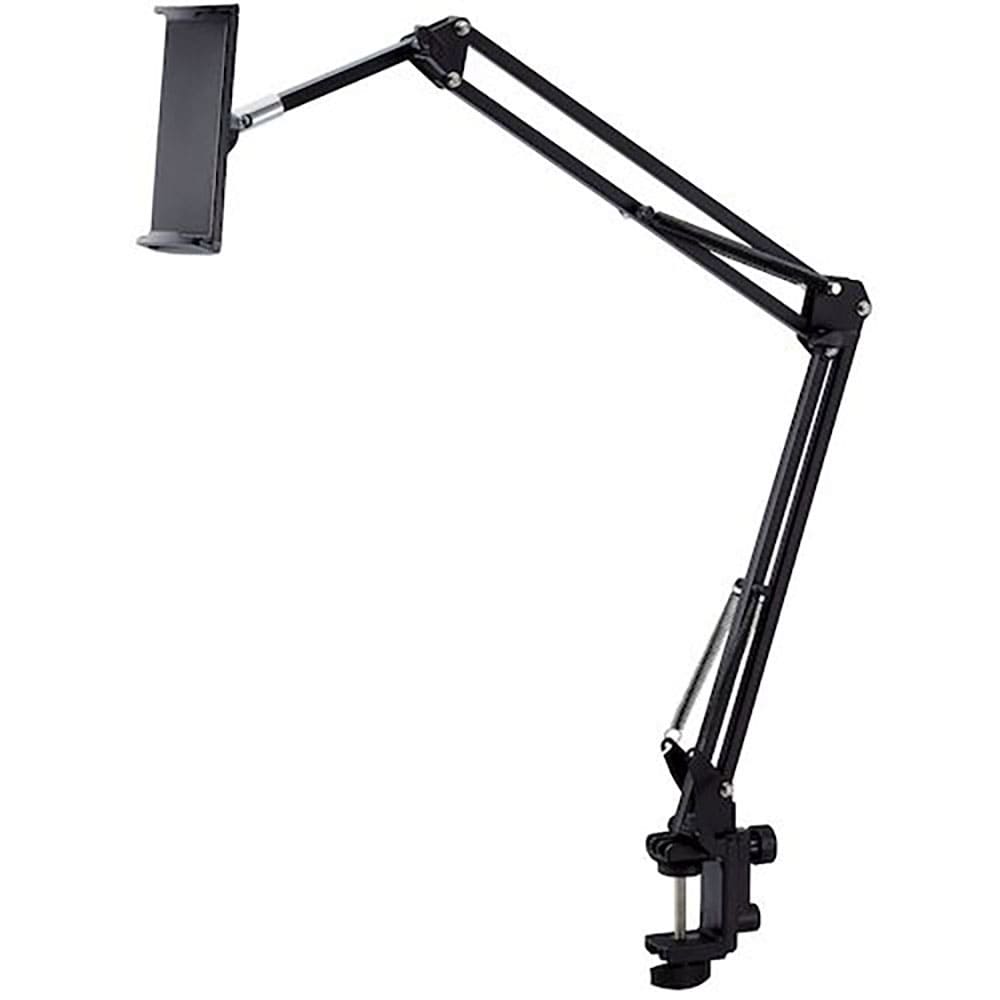 ＥＬＥＣＯＭ　スマホ・タブレット用フレキシブルアームスタンド　Ｚアーム型　ヘッドボード取付け可　ブ＿