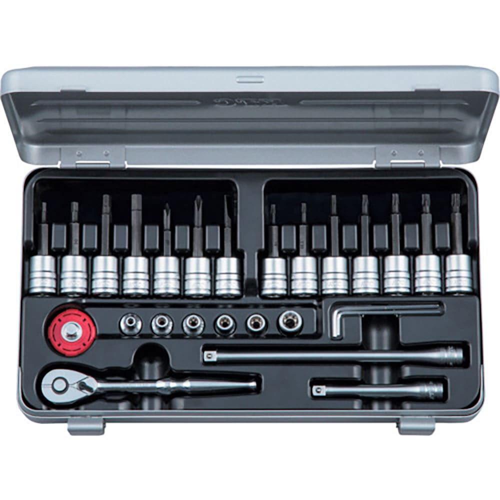 ＫＴＣ　６．３ｓｑ．Ｔ型トルクス・Ｅ型トルクスヘキサゴンビットソケットレンチセット　ＴＢＴ２２６Ｔ＿