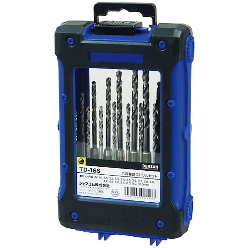 ＪＥＦＣＯＭ　六角軸鉄工ドリルセット　ＴＤ－１６Ｓ＿