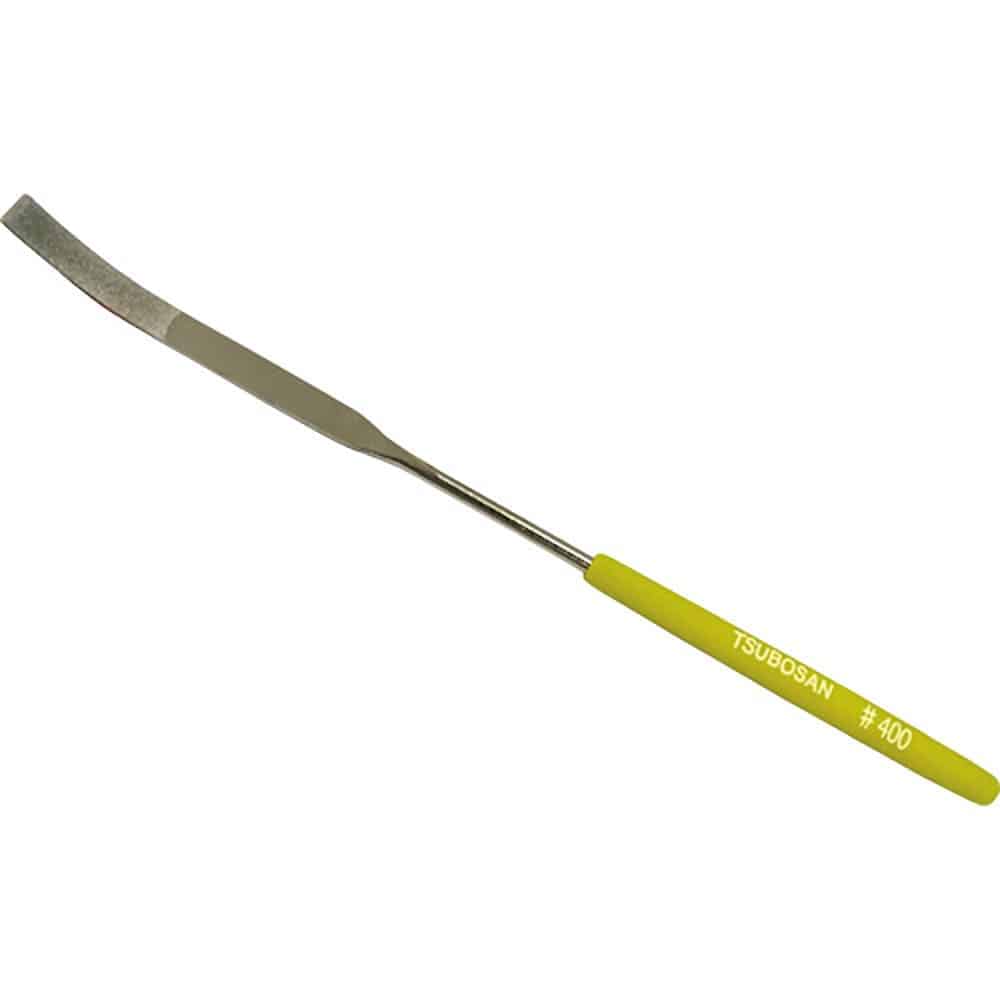 ツボサン　ダイヤモンドヤスリ　片コテ　平　＃４００　ＴＤＨＩ４０Ｊ＿