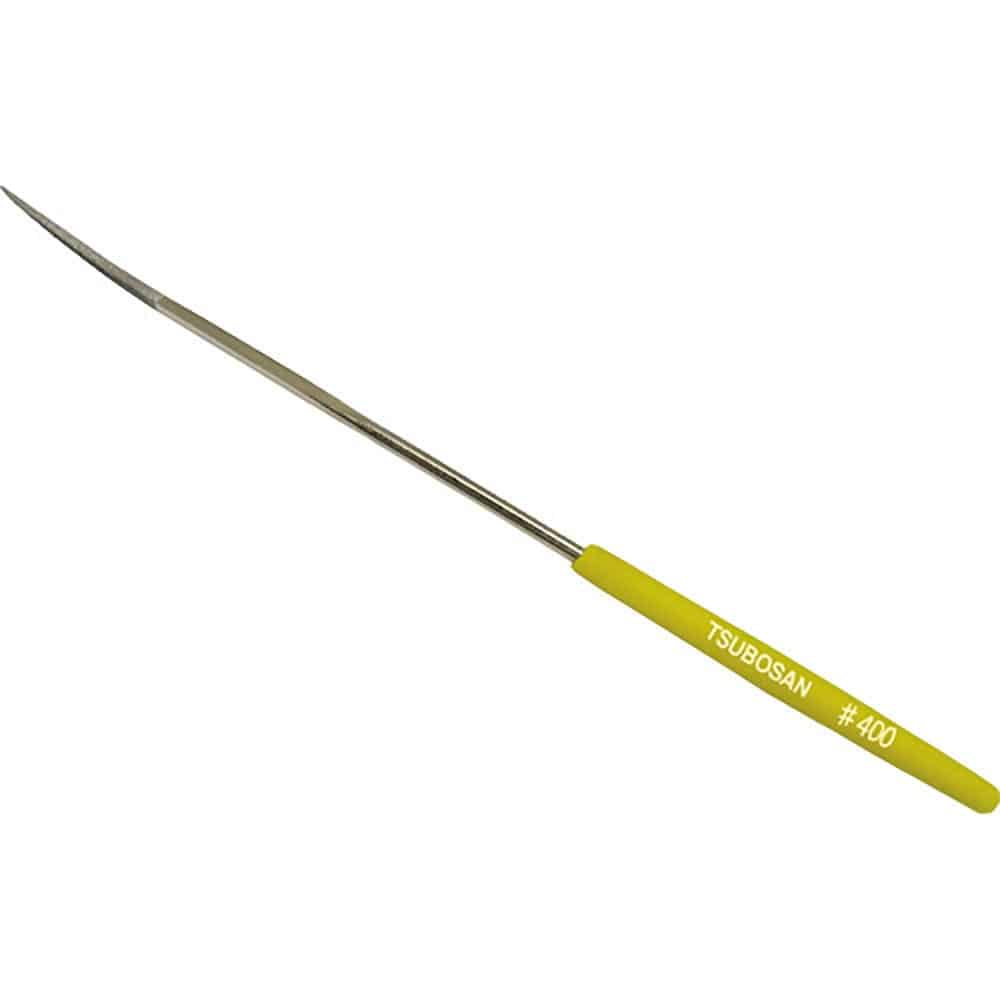 ツボサン　ダイヤモンドヤスリ　片コテ　角　＃４００　ＴＤＫＡ４０Ｊ＿