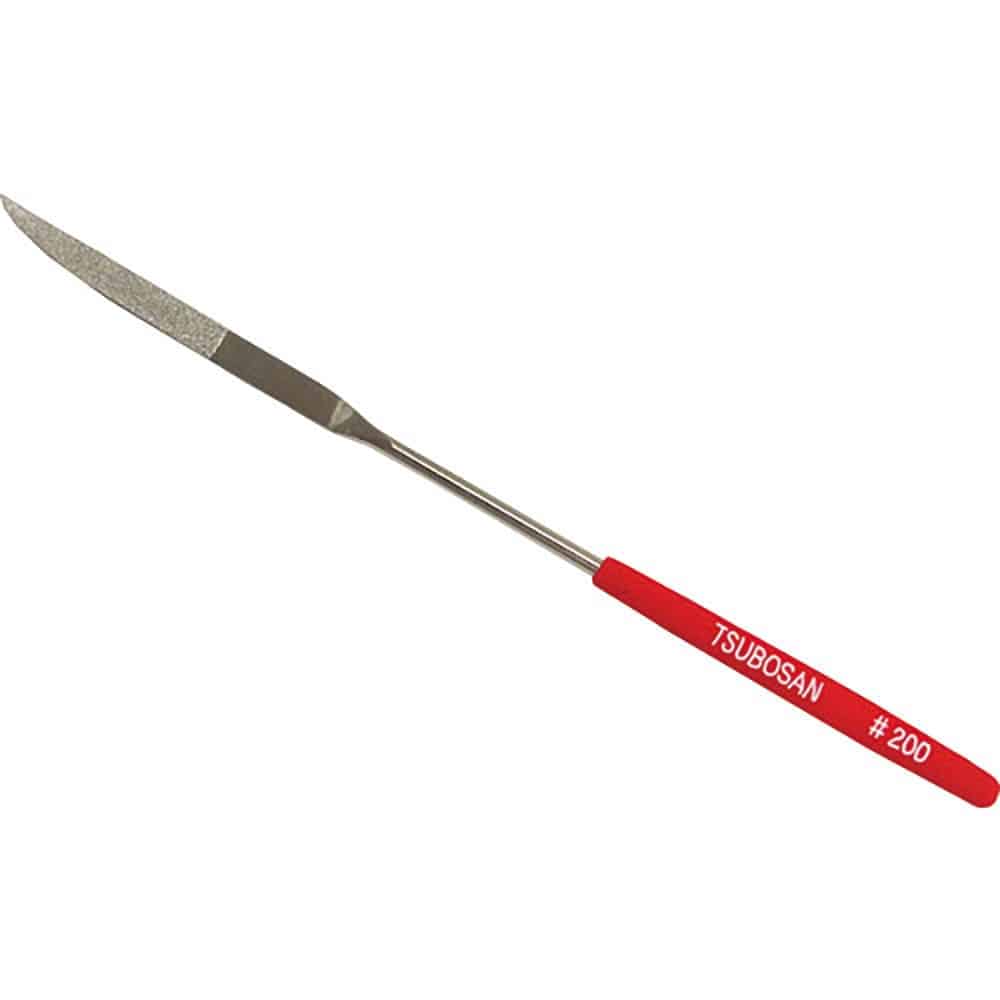 ツボサン　ダイヤモンドヤスリ　片コテ　刀刃　＃２００　ＴＤＫＨ２０Ｊ＿