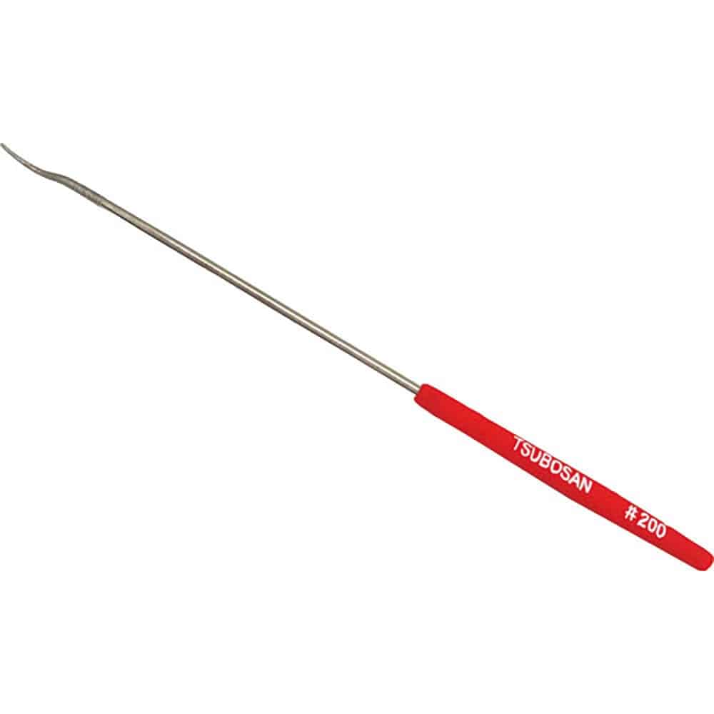 ツボサン　ダイヤモンドヤスリ　片コテ　カギ丸　＃２００　ＴＤＫＭ２０Ｊ＿