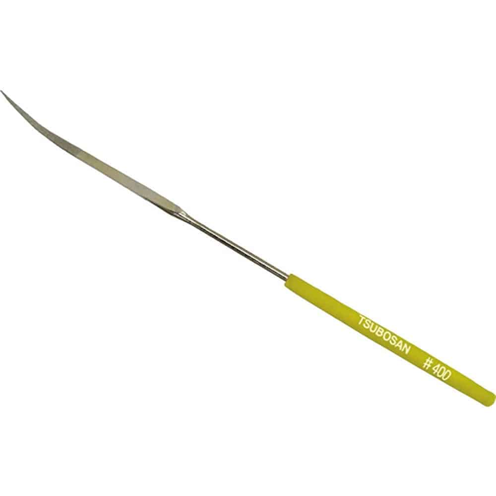 ツボサン　ダイヤモンドヤスリ　片コテ　三角　＃４００　ＴＤＳＡ４０Ｊ＿