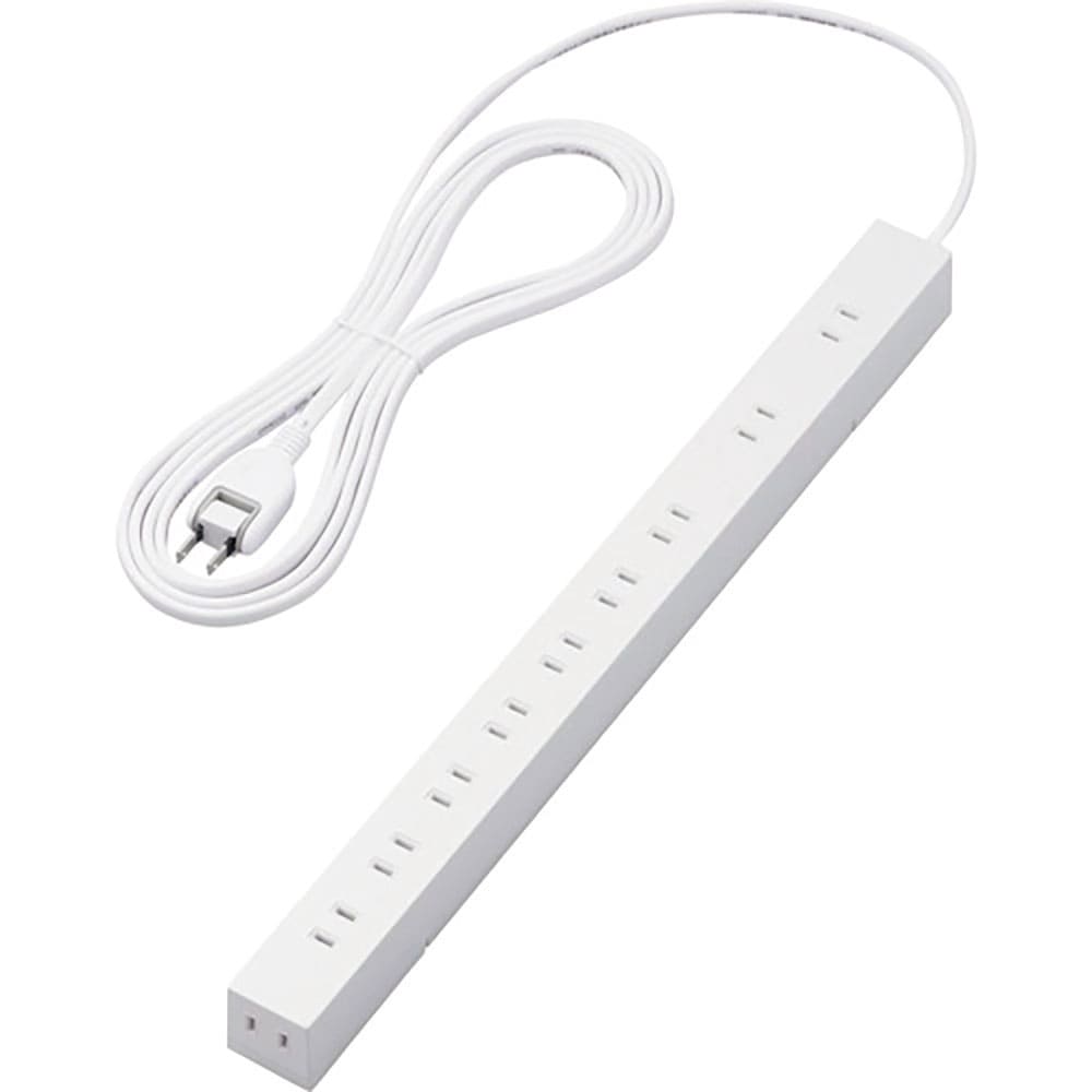ＥＬＥＣＯＭ　１０口タップ　２Ｐ　３ｍ　マグネット付き　ホワイト　Ｔ－Ｈ０２０３ＷＨ＿