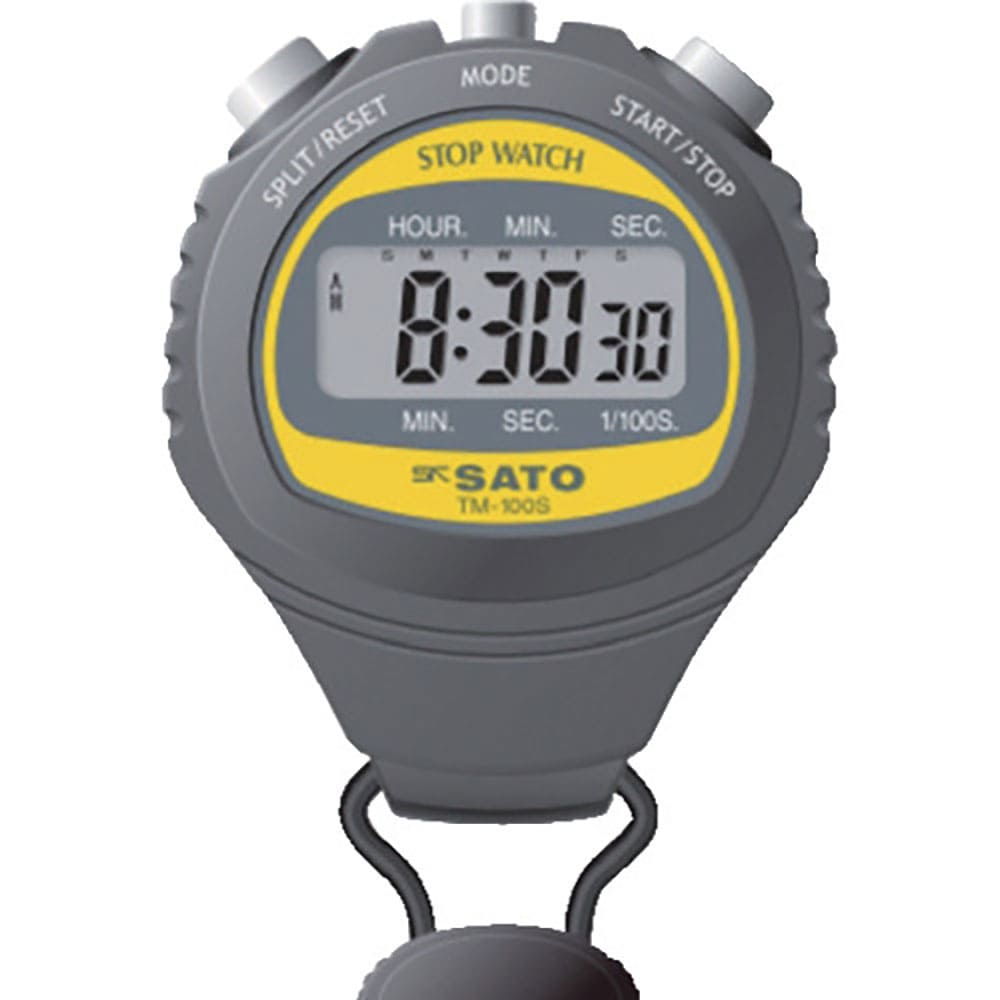 佐藤　デジタルストップウォッチ　ＴＭ－１００Ｓ　（１９００－００）　ＴＭ－１００Ｓ＿