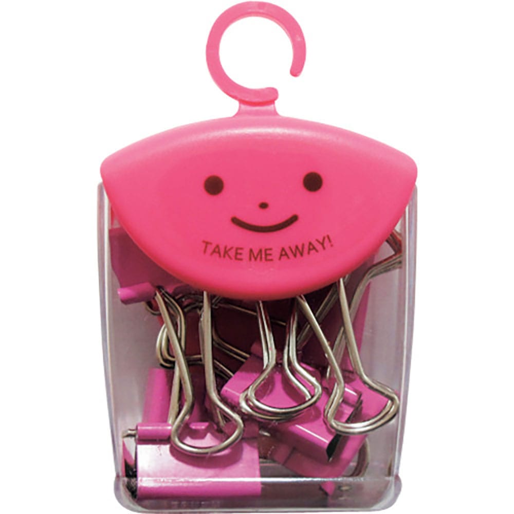 ｍｉｔｓｕｙａ　ダブルクリップ１９ＭＭポップＲＤ　８個入　ＴＭ－７１－ＰＲ＿