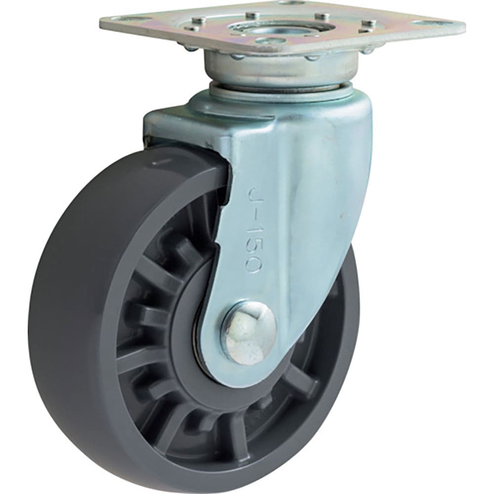 イノアック　重荷重用サイレントキャスター　２００径　旋回金具付き　ＴＭＥＳ－２００ＷＪ＿