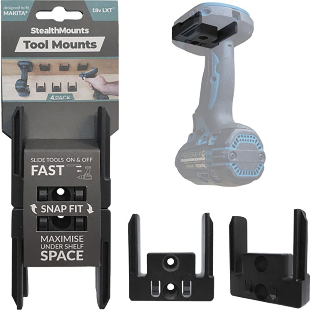 ステルスマウント　ツールマウントマキタＬＸＴ用ステルスマウント（４個入り）ブラック　ＴＭ－ＭＫ１８＿