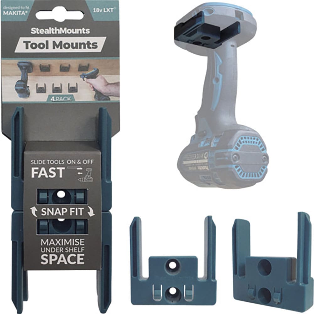 ステルスマウント　ツールマウントマキタＬＸＴ用ステルスマウント（４個入り）ブルー　ＴＭ－ＭＫ１８－＿