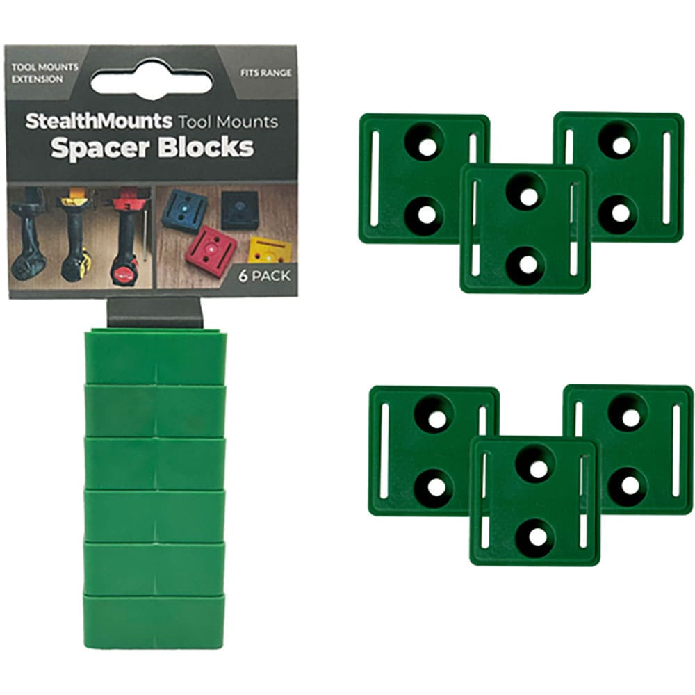 ステルスマウント　ツールマウントスペーサーブロック（６個入り）グリーン　ＴＭＳＰＡＣＥ－ＧＲＮ－６＿