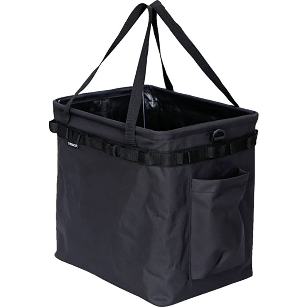 ＴＲＵＳＣＯ　ワンタッチバケット黒色　Ｗ３５０ＸＤ２６０ＸＨ３４０ｍｍ　ＴＯＢ３５０－ＢＫ－Ａ＿