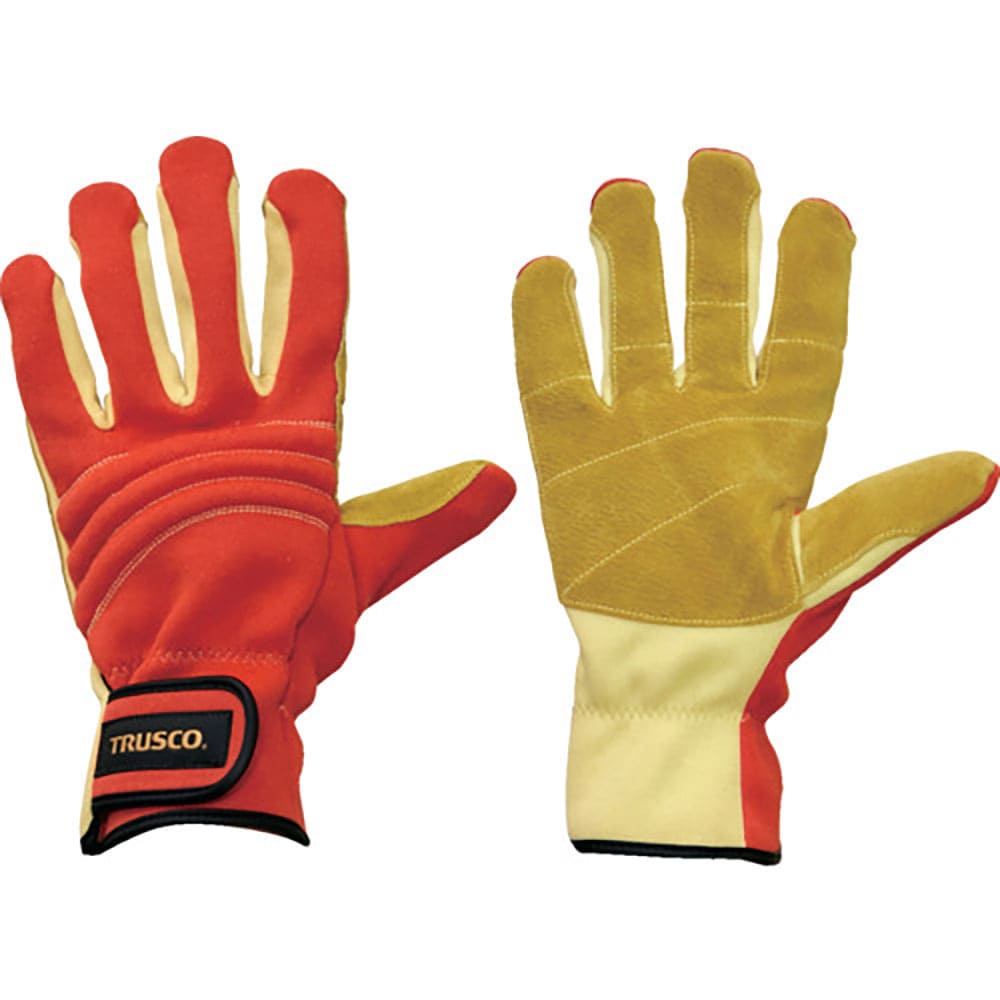 ＴＲＵＳＣＯ　耐切創手袋　防災レスキュー仕様ＬＬ　オレンジ　ＴＲＦ１２０Ａ－ＬＬ－ＯＲ＿