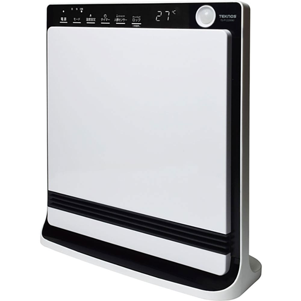 ＴＥＫＮＯＳ　パネル型セラミックファンヒーター温度表示付き　ＴＳ－Ｐ１２２２（Ｗ）＿