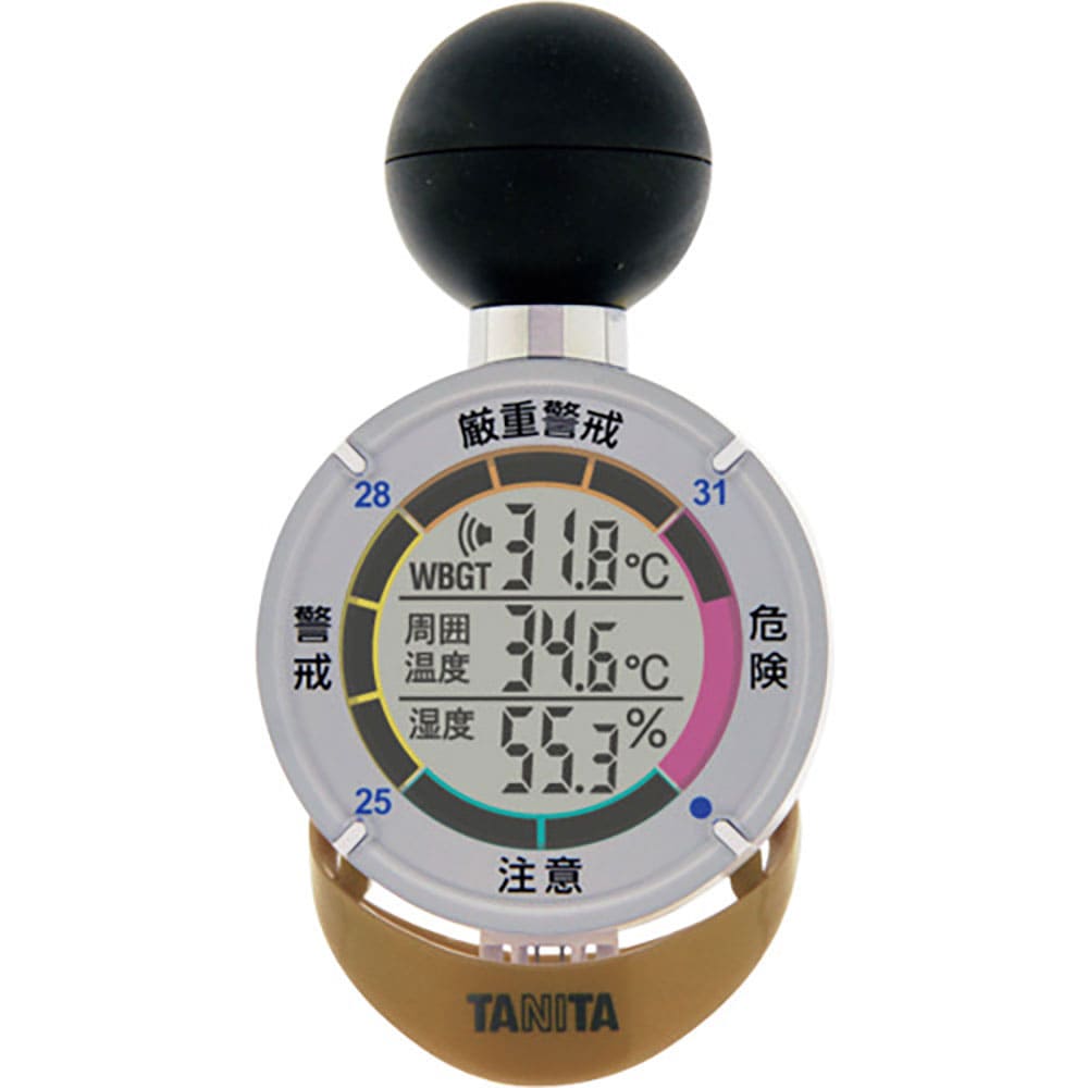 ＴＡＮＩＴＡ　黒球式熱中症指数計　熱中アラーム　ＴＴ－５６２－ＮＧＤ　ＴＴ－５６２－ＮＧＤ＿