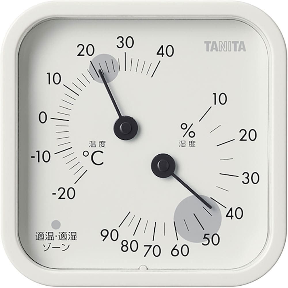 ＴＡＮＩＴＡ　温湿度計　ＴＴ－５８７－ＩＶ　ＴＴ－５８７－ＩＶ＿