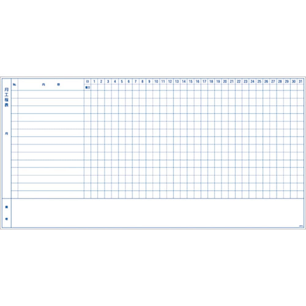 ＴＲＵＳＣＯ　スケジュールボード　マグネットシートタイプ　工程管理表　９００Ｘ１８００　ＴＷＭＰＣ＿