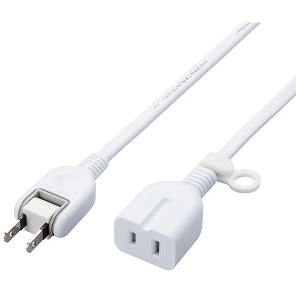 ＥＬＥＣＯＭ　延長タップ　スタンダード　ホコリ防止シャッター付　１．０ｍ　ホワイト　Ｔ－Ｘ０１－２＿