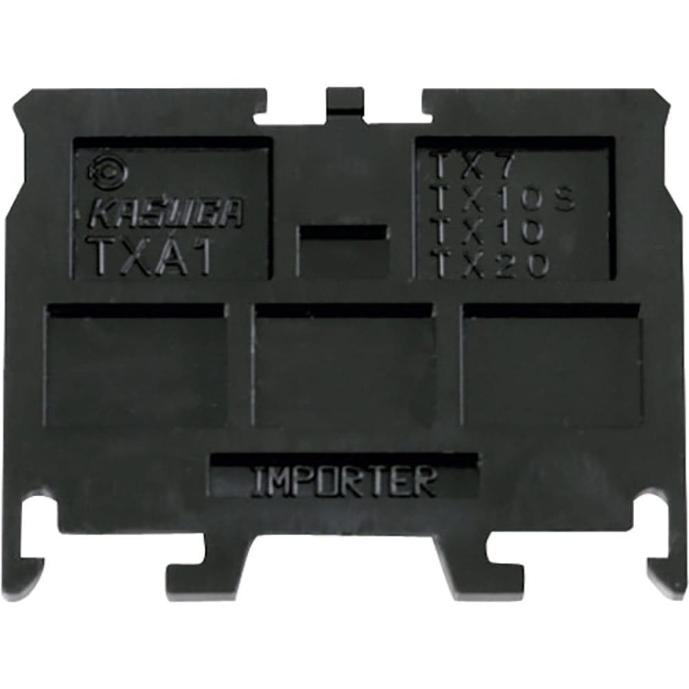 春日電機　レール式端子台エンドプレート　ＴＸＡ１　（１０枚入）　ＴＸＡ１＿