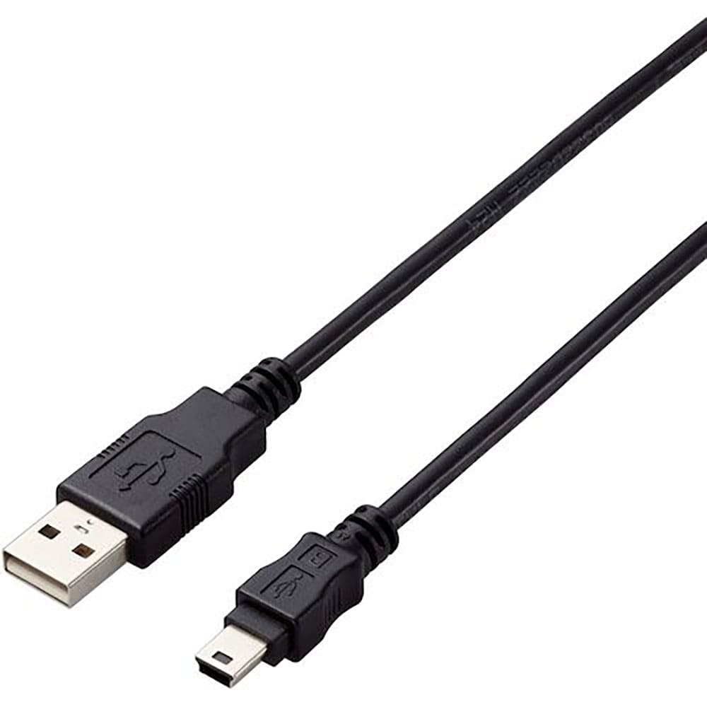 ＥＬＥＣＯＭ　ＵＳＢ２．０ケーブル　Ａ－ｍｉｎｉＢタイプ　仕様固定　１ｍ　ブラック　Ｕ２Ｃ－ＡＭ１＿