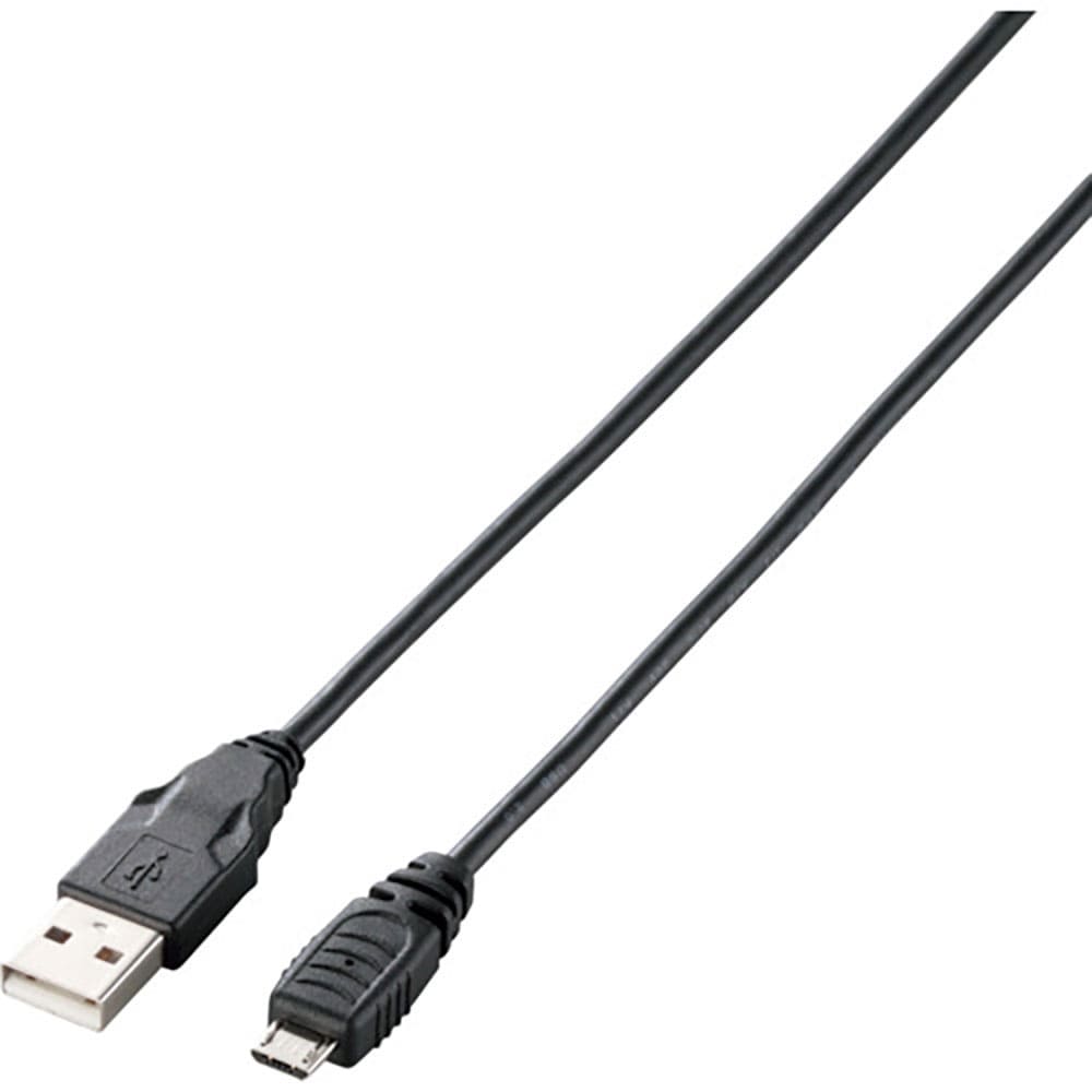 ＥＬＥＣＯＭ　ＵＳＢ２．０ケーブル　Ａ－ｍｉｃｒｏＢタイプ　０．１５ｍ　ブラック　Ｕ２Ｃ－ＡＭＢ０＿