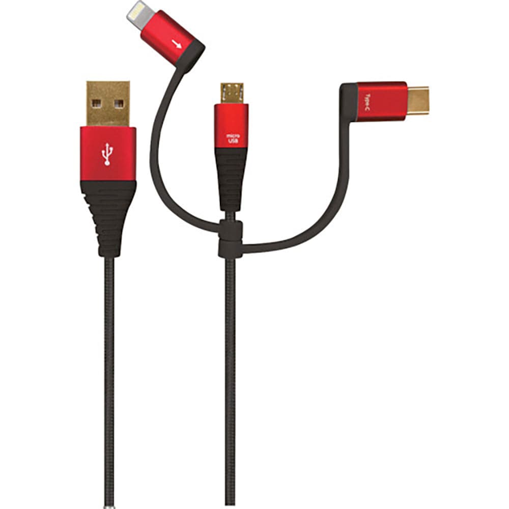 ａｉｒ－Ｊ　プレミアム３ｉｎ１　ＵＳＢ充電ケーブル　２Ｍ　ＲＤ　ＵＫＪ－ＰＬＭＣ２００　ＲＤ＿