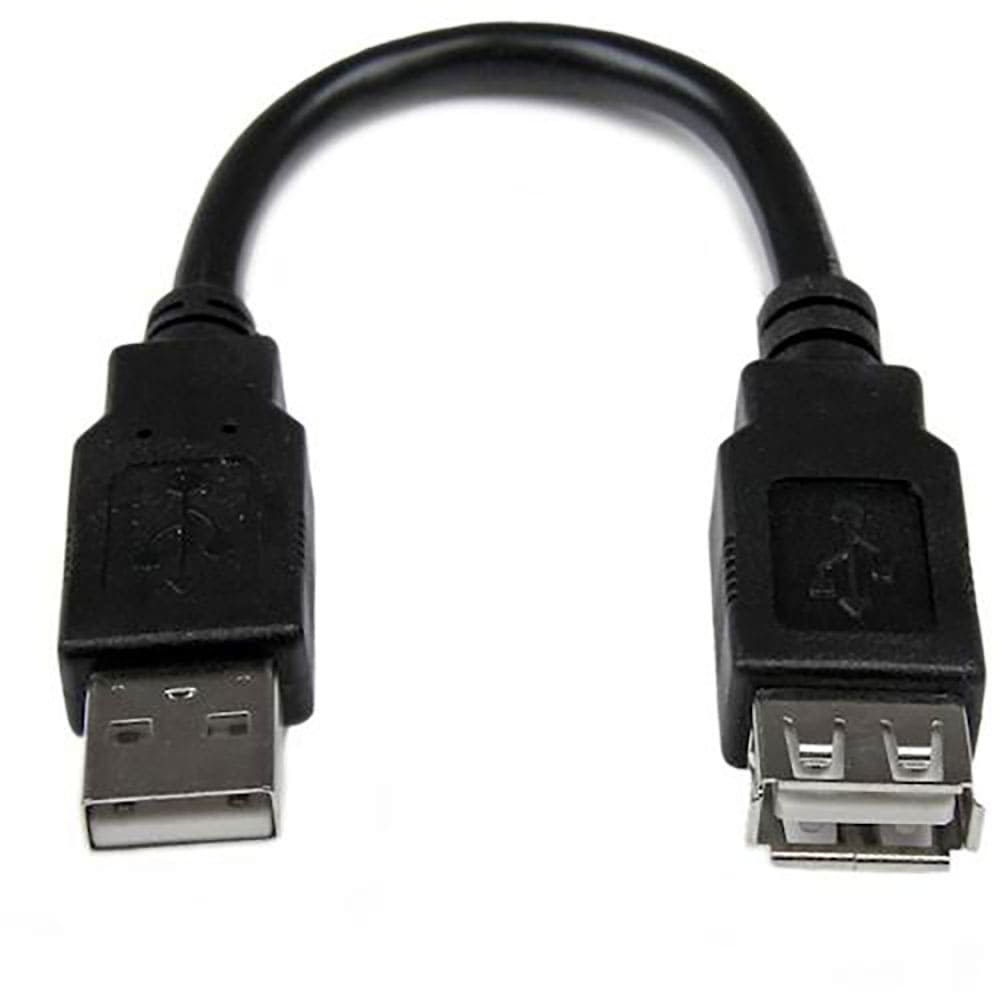 ＳｔａｒＴｅｃｈ　ＵＳＢケーブル／Ａ－Ａ／１５ｃｍ／ＵＳＢ　２．０／４８０Ｍｂｐｓ／延長用／オス・＿